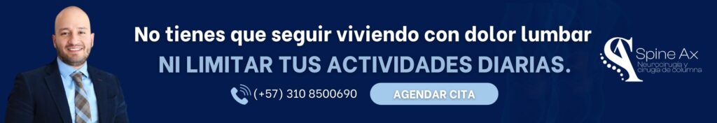 Disectomía lumbar hecha en Colombia - Cirugía de columna mínimamente invasiva - Spineax
