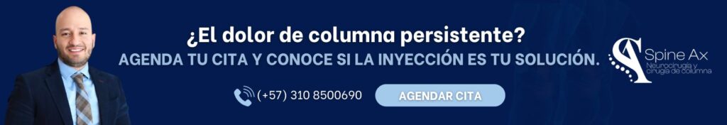 Inyección para el dolor de espalda en Bogotá - Neurocirujano en Colombia