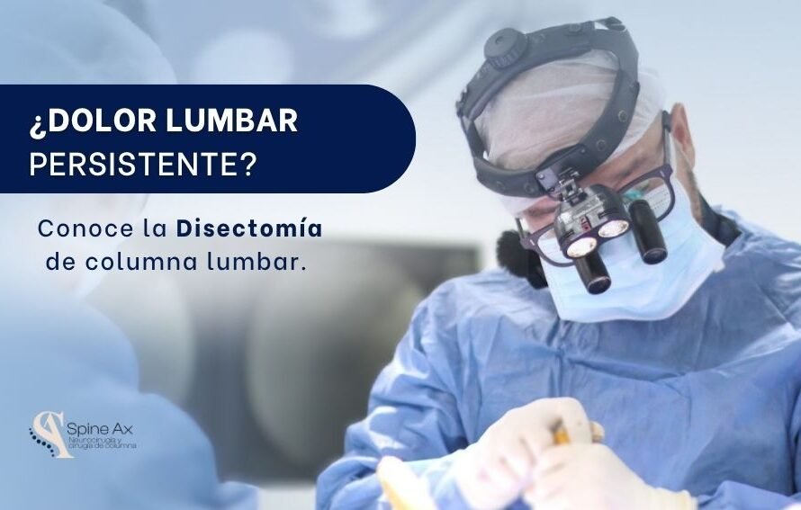 Disectomía de columna lumbar- SpineAX