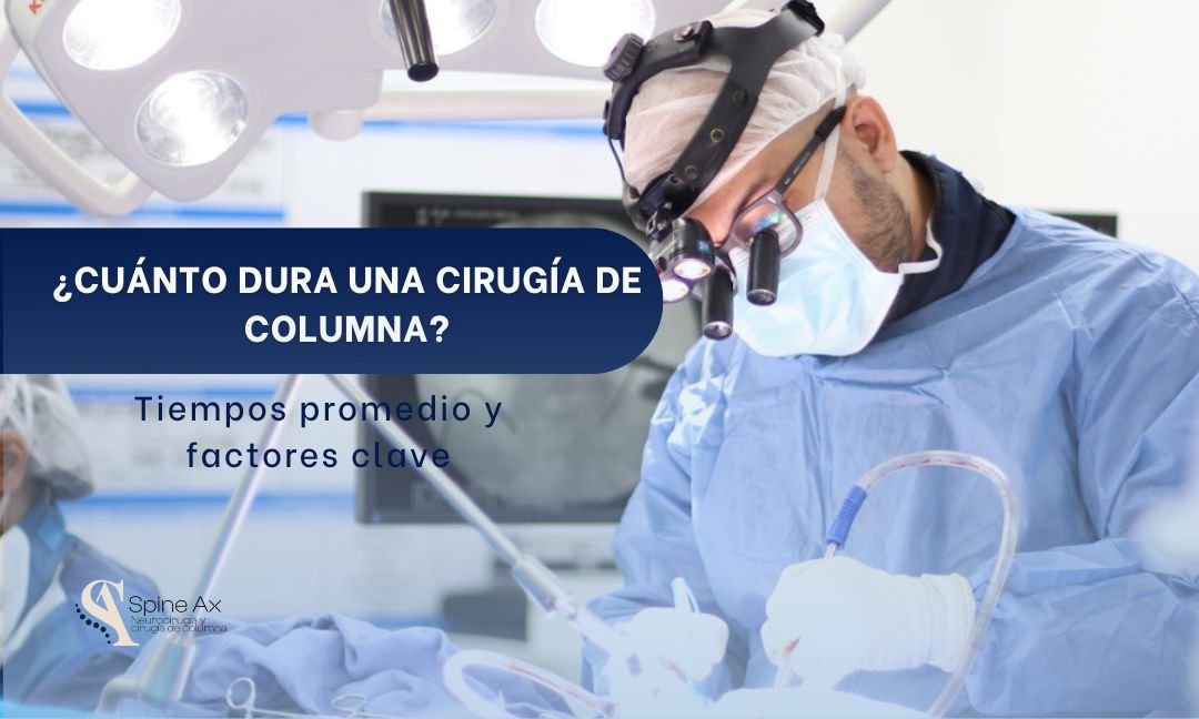 Cuánto dura una cirugía de columna - Spine AX - Cirugía de columna en Bogotá