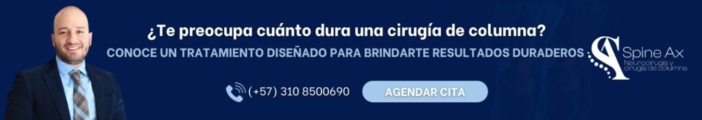 Cuánto dura una cirugía de columna en Colombia - Spine AX