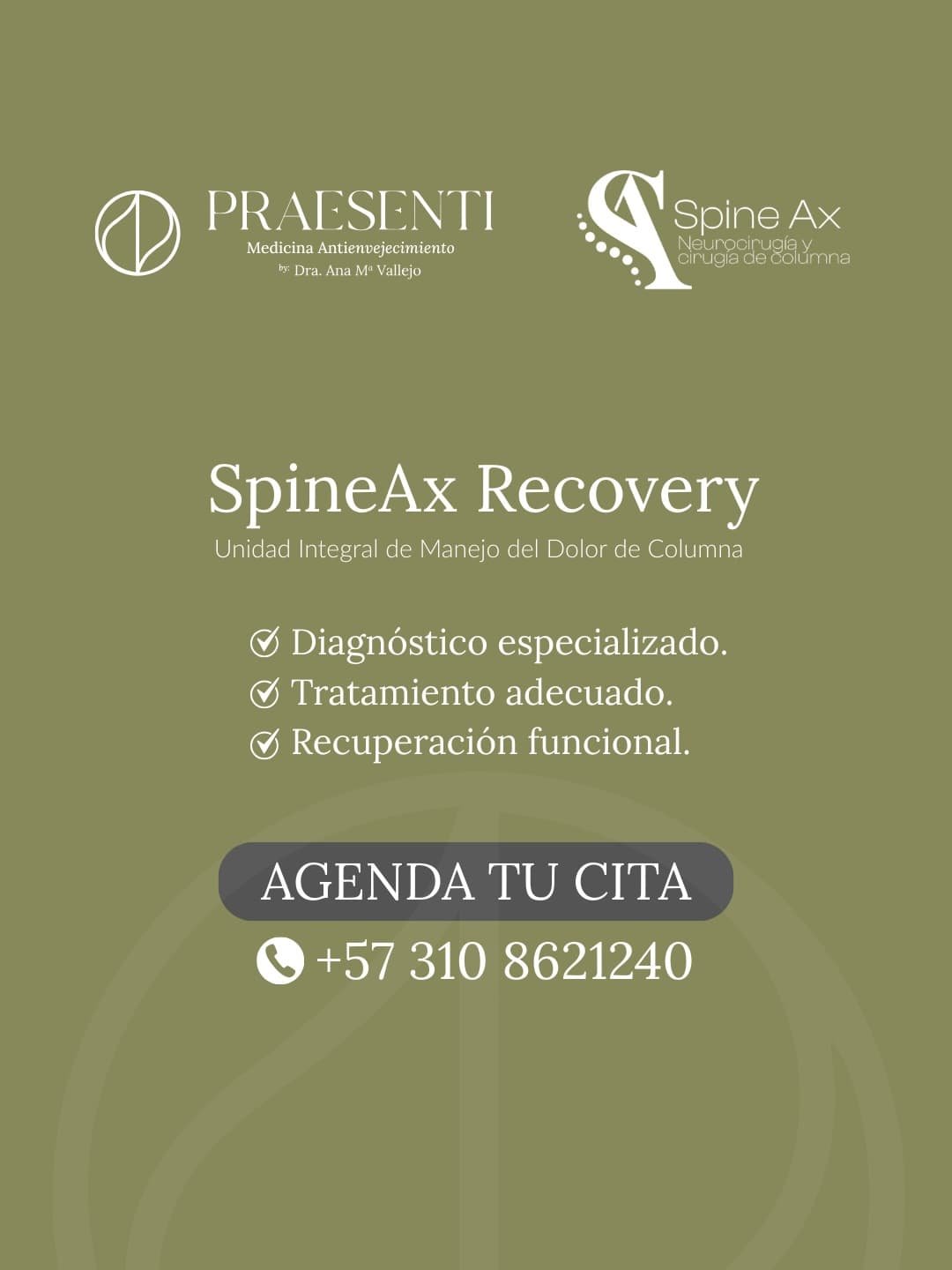 Manejo integral del dolor de espalda en Bogotá - Spineax Recovery