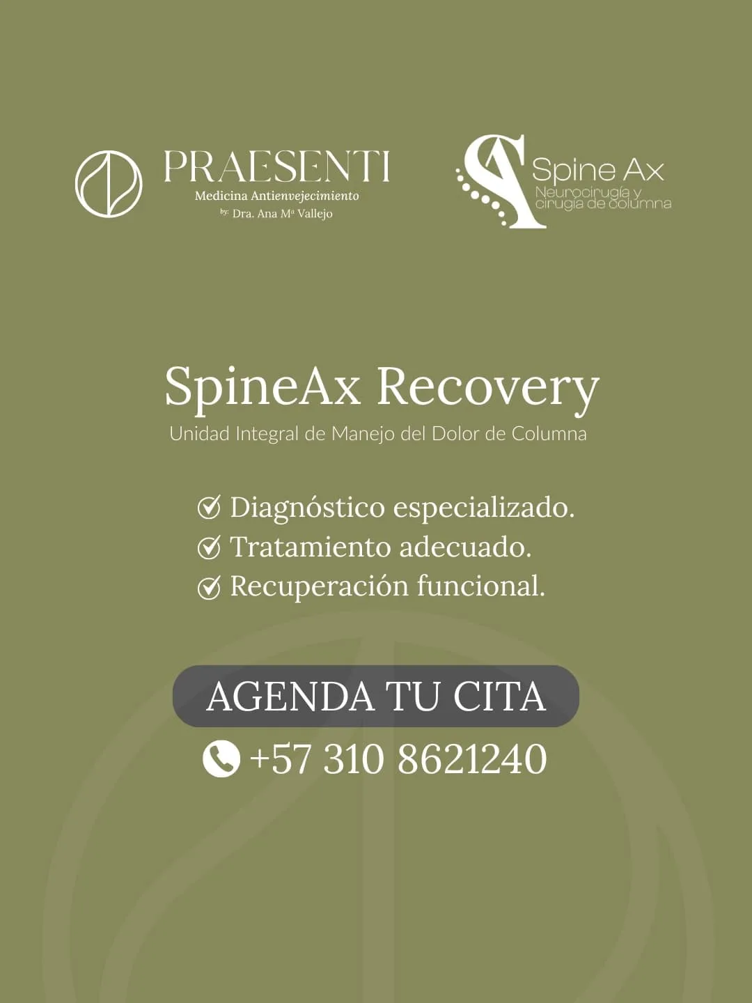 Recuperación integral después de cirugía de columna con seguimiento neuroquirúrgico - SpineAx Recovery