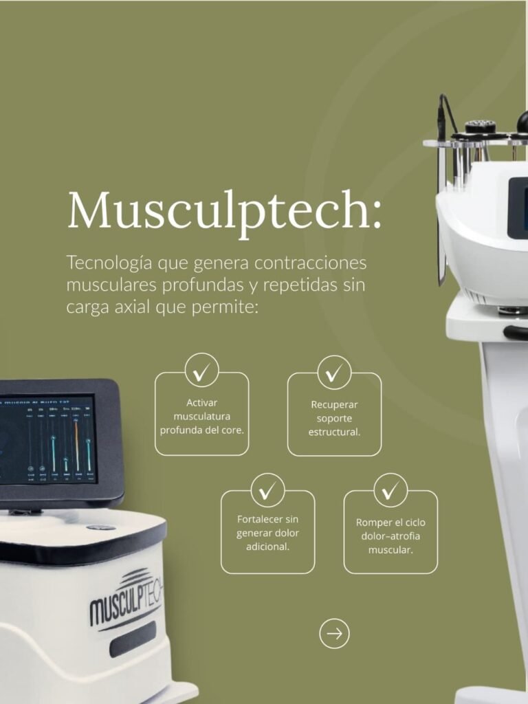 Tecnología Musculptech para el alivio del dolor de espalda en Bogotá - Protocolo avanzado para el manejo del dolor lumbar