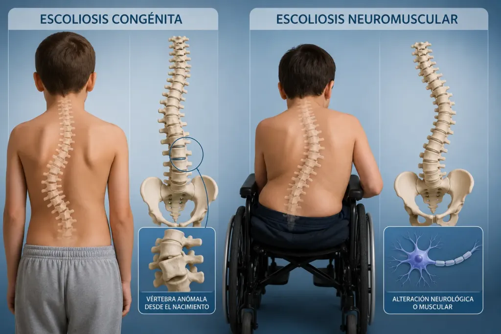 Escoliosis congénita y neuromuscular - SPINEAX