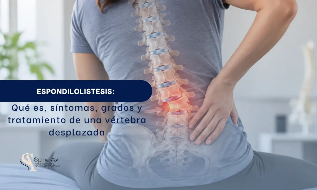 Espondilolistesis qué es, síntomas, grados y tratamiento de una vértebra desplazada - Spineax - Bogotá, Colombia